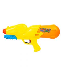 Pistola plástica agua 34cm +3a surtido