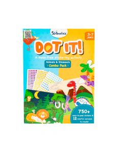 Juego dot it animals & dinosaurs con accesorios 3-7a