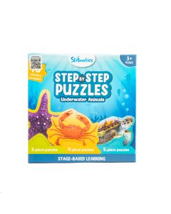 Rompecabeza step by step underwater animal con accesorios +3a