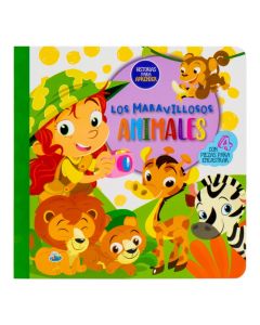 Libro cuentos animales rompecabezas