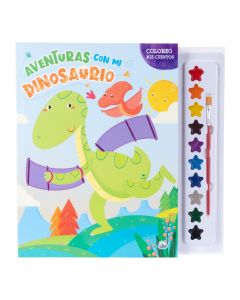 Libro colorear dinosaurio