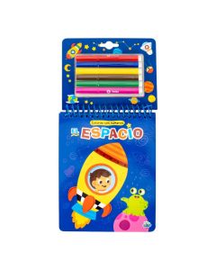 Libro para colorear espacial