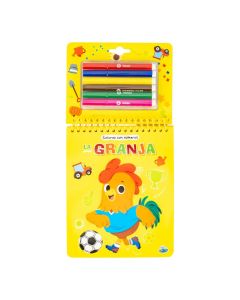 Libro para colorear granja