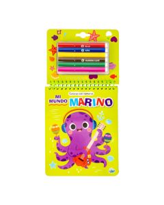 Libro para colorear marino