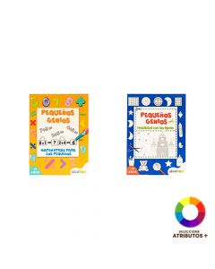 Libro colorear pequeños genios