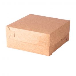 Caja cartón liso kraft #8 21x21x9,5