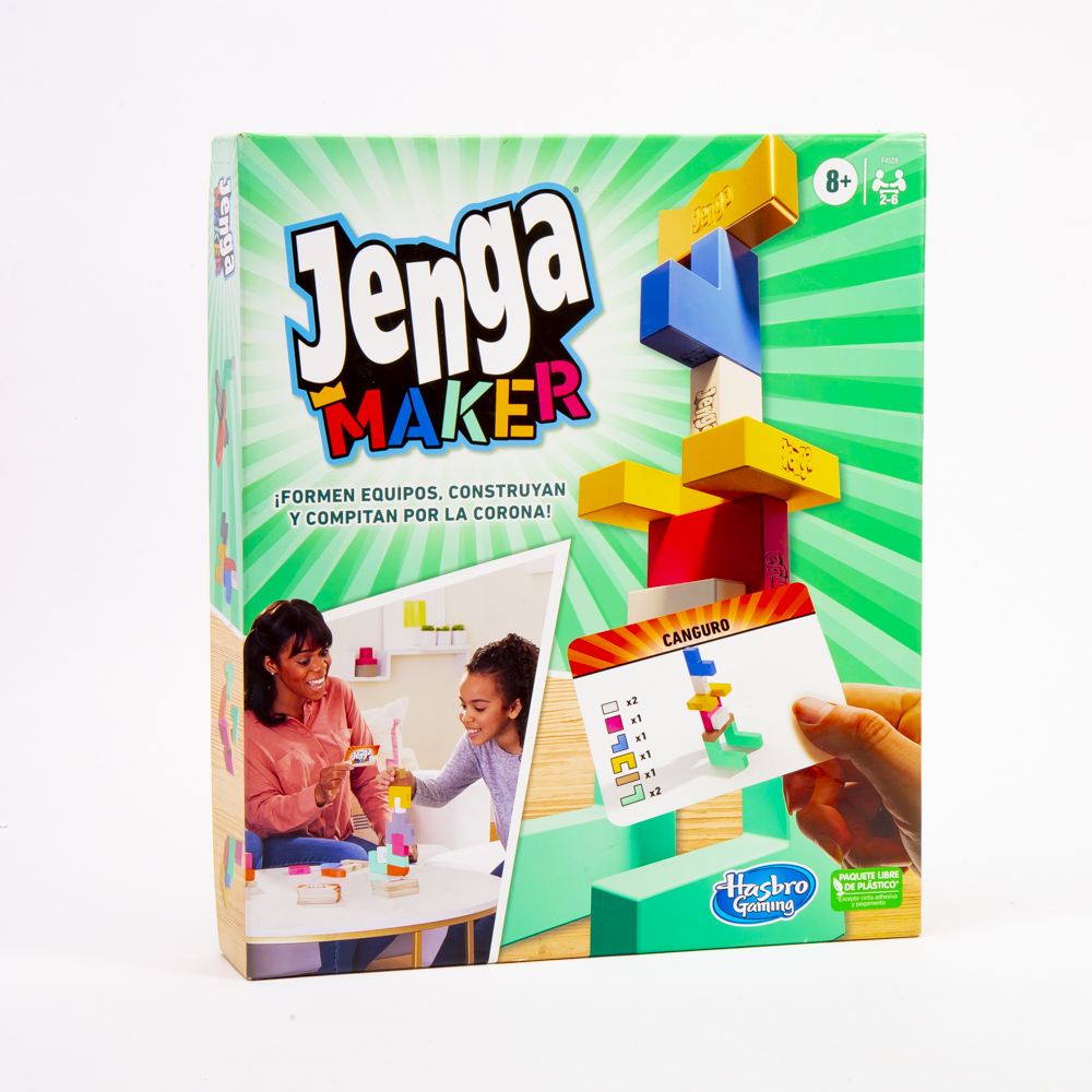 Jenga Maker Hasbro 2-6 jugadores +8a