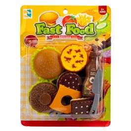 Accesorio armable fast food hambueguesa +3a