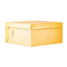 Caja kraft queque 30x30x12cm