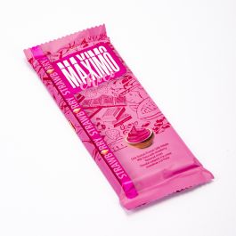 Chocolate máximo fresa 100g