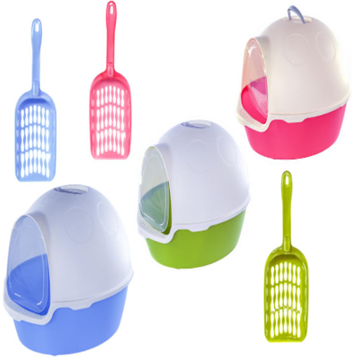 Caja arena gato 60x45x50cm surtido