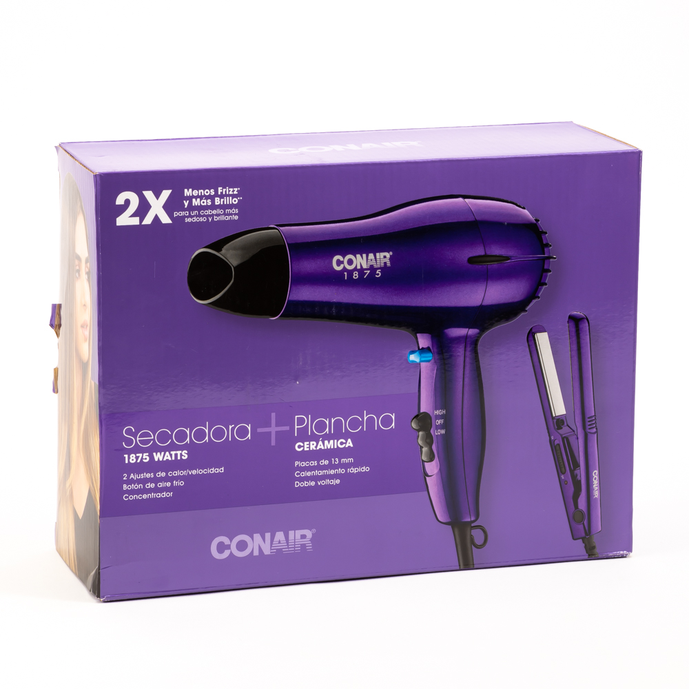 Plancha Secadora Conair Conair Plancha Y Secadora Para Cabello