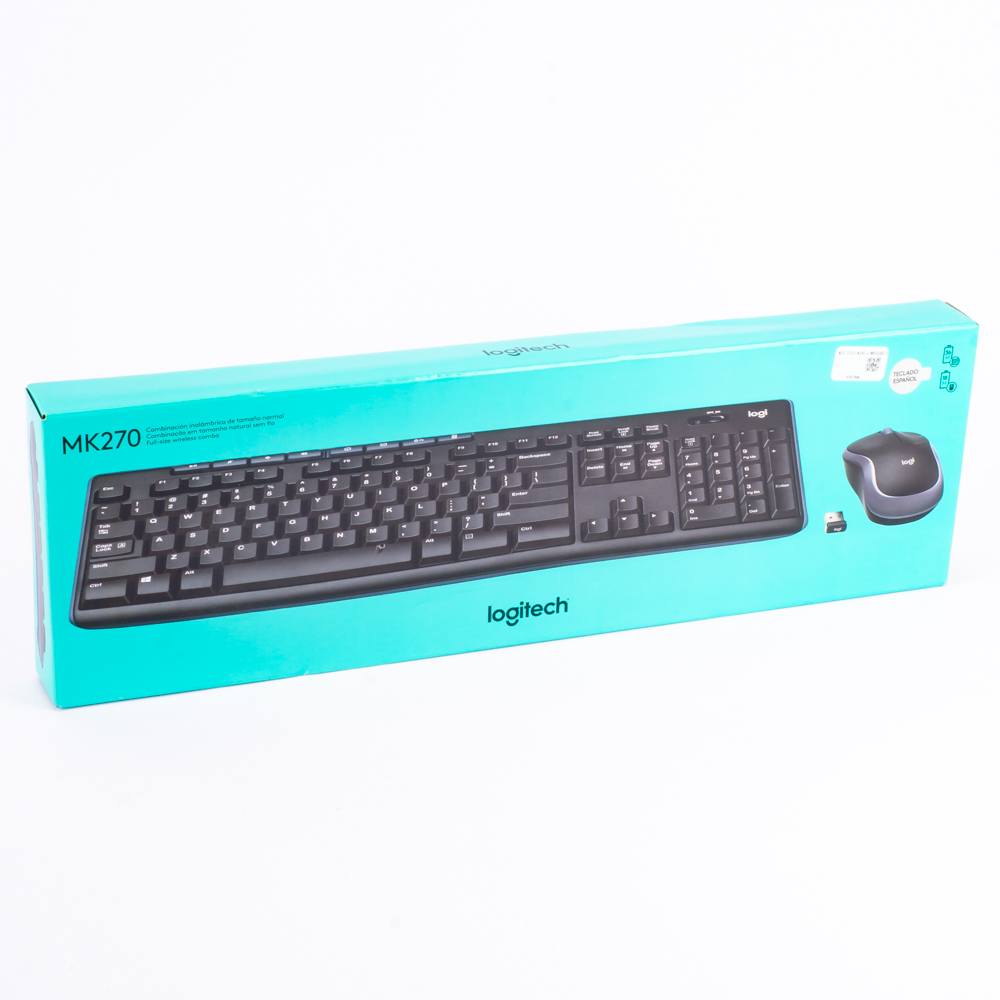 Kit teclado y mouse inalámbrico Logitech mk270 920-004432