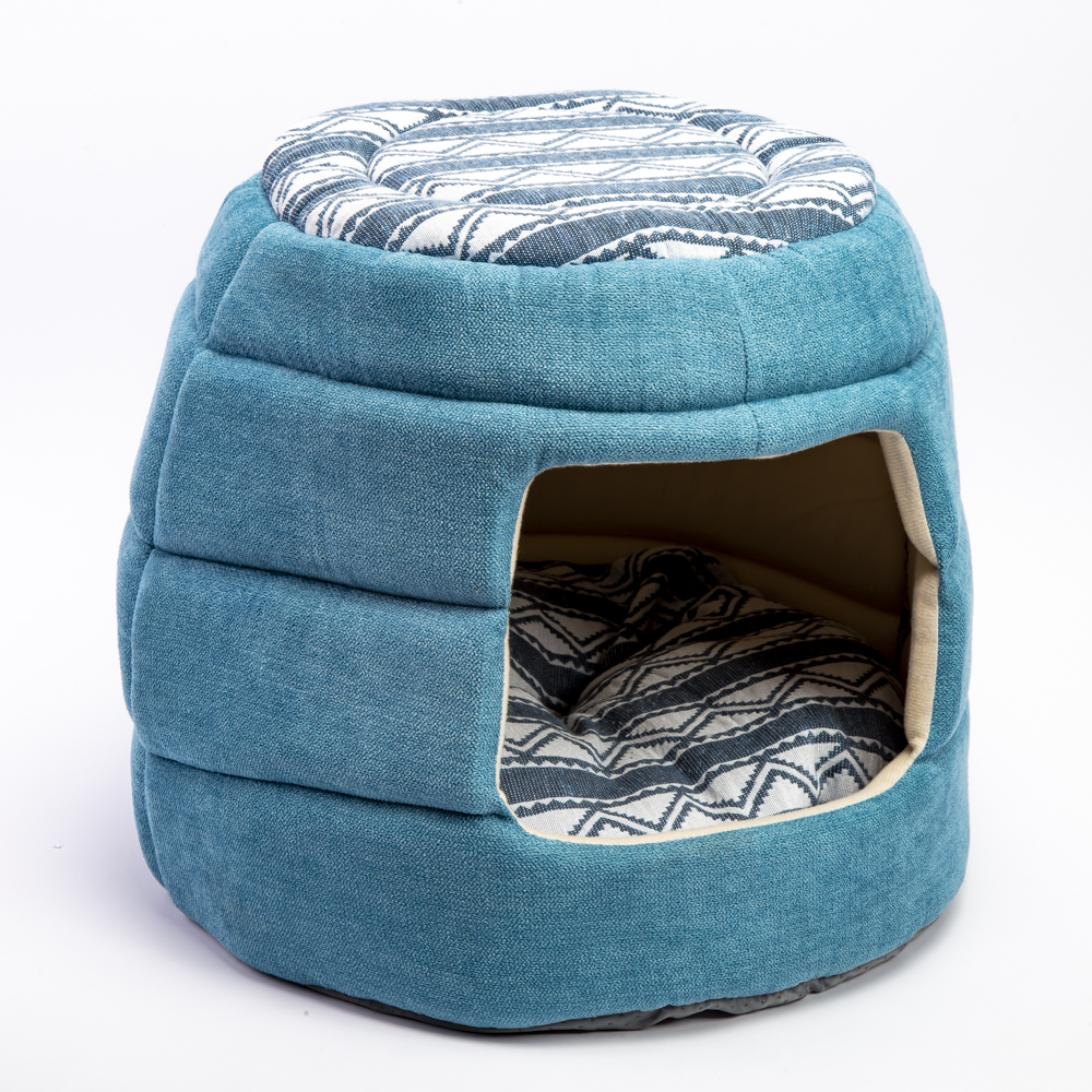 Cama/casa Pet Friendly tela mascotas 43cm