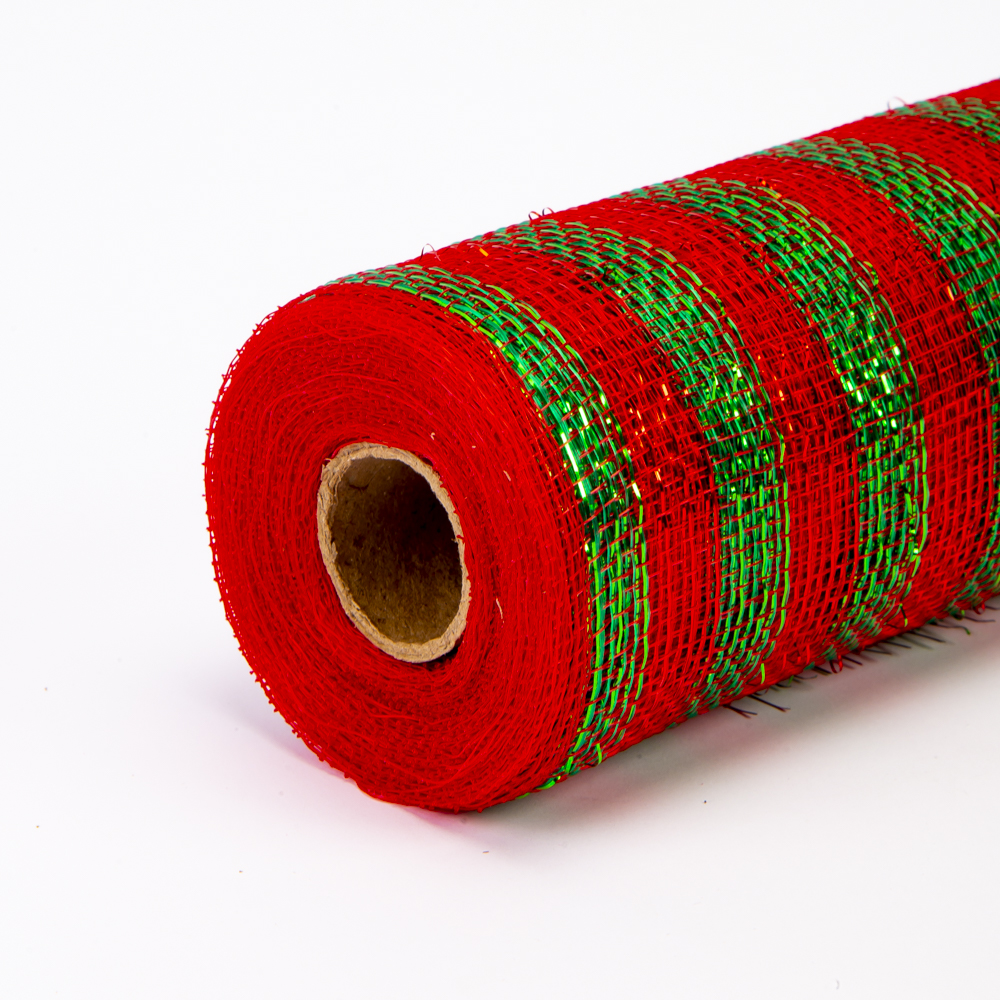 Malla PP Para Coronas Manualidades Rollos De Malla Decorativa 26 Cm X 10  Yardas - Para Coronas, Arcos, Botines - Colores Vivos Sram Red, image size:1000x1000