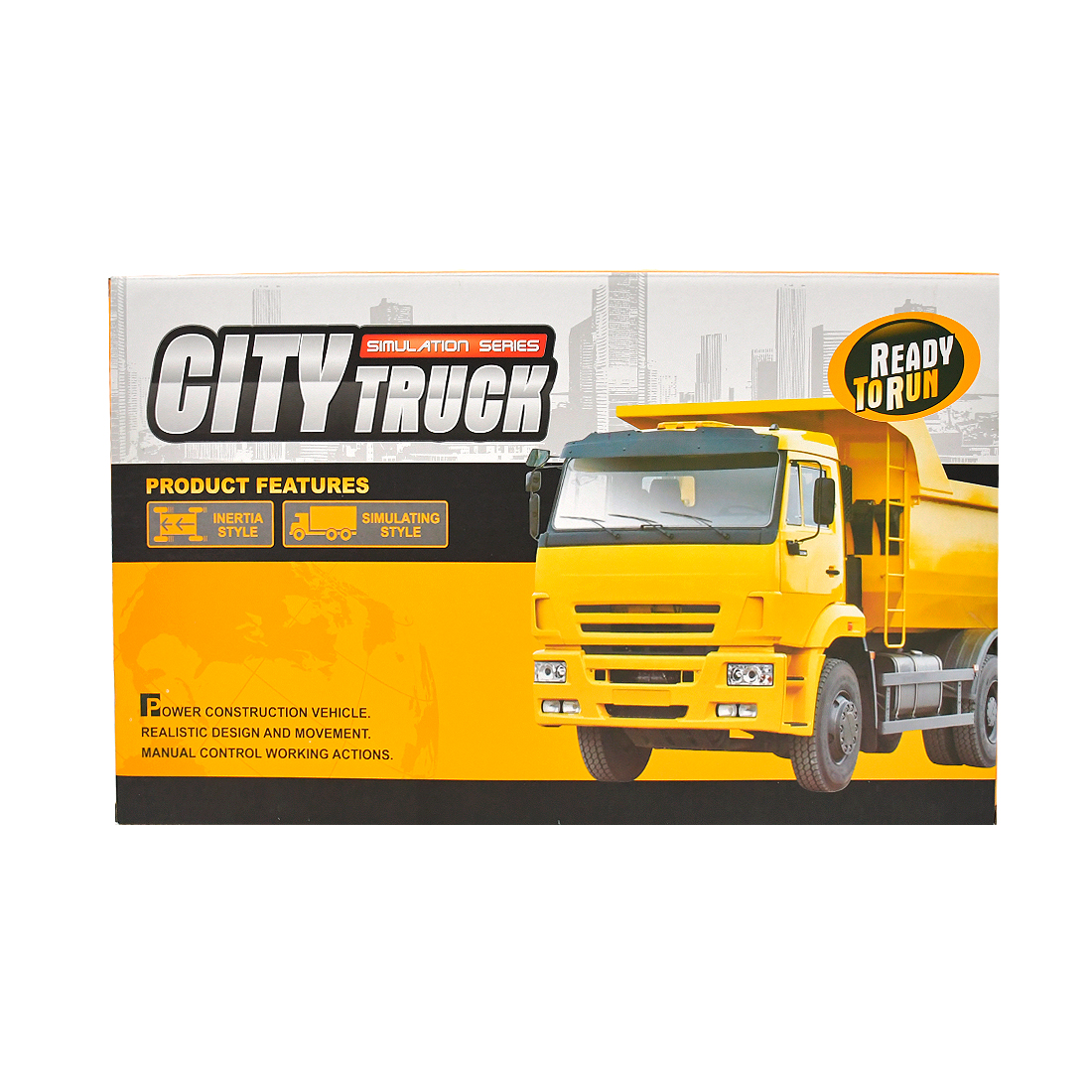 Camión Plástico City Truck Std 4Pzas