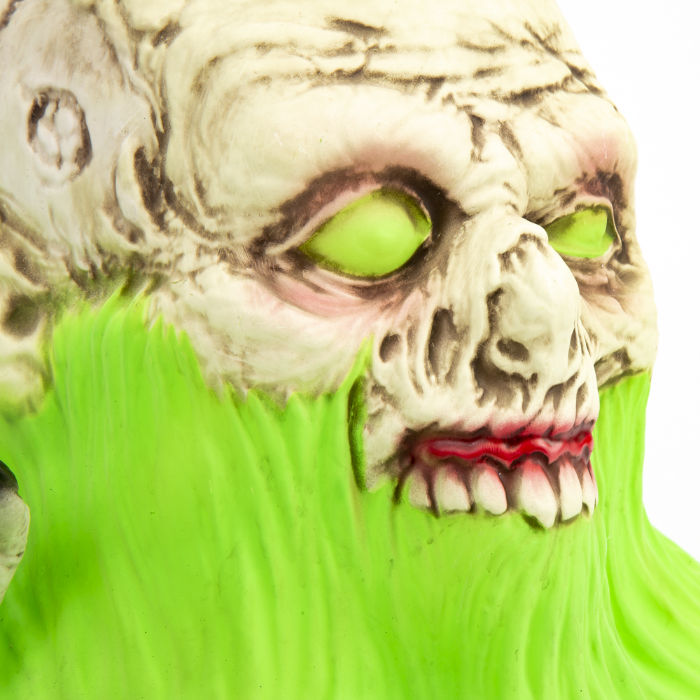 Zombie plástico emergente con sonido y luz verde y marron, image size:1000x1000