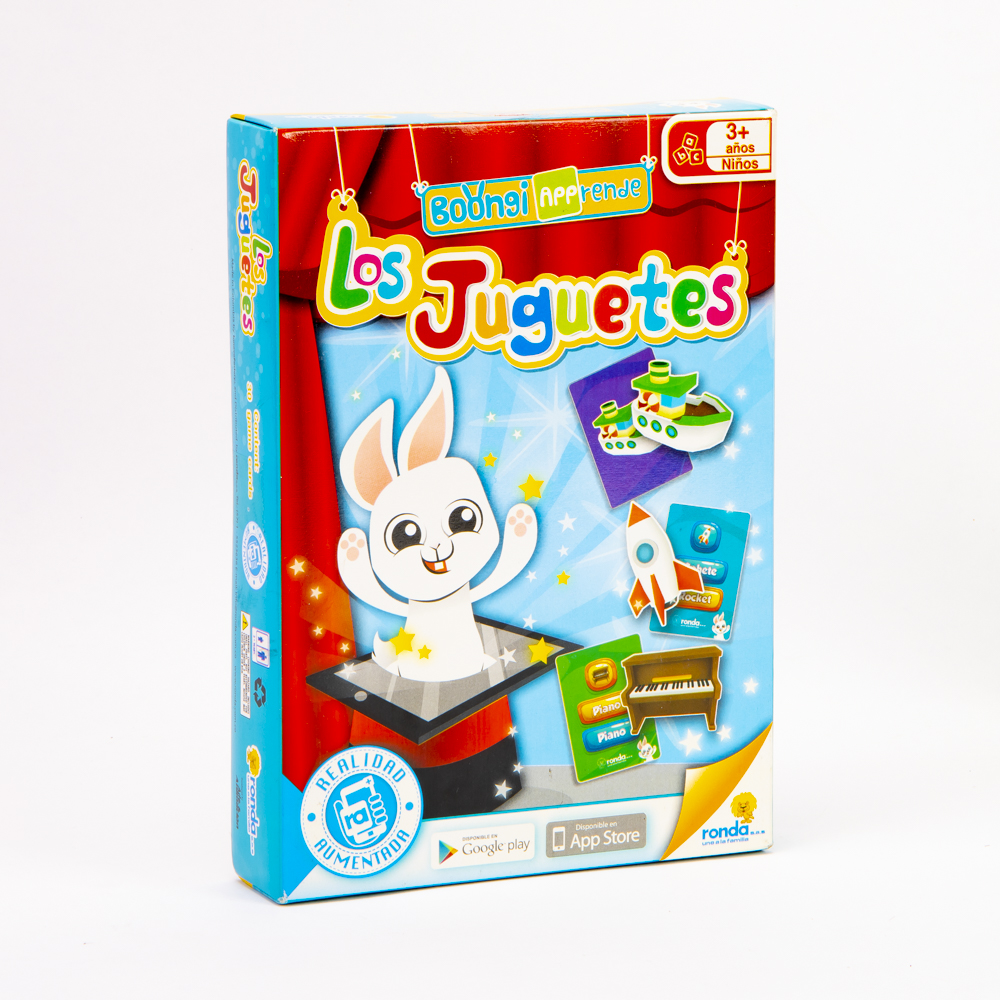 Juego mesa ronda Boongi aprende los juguetes +3a