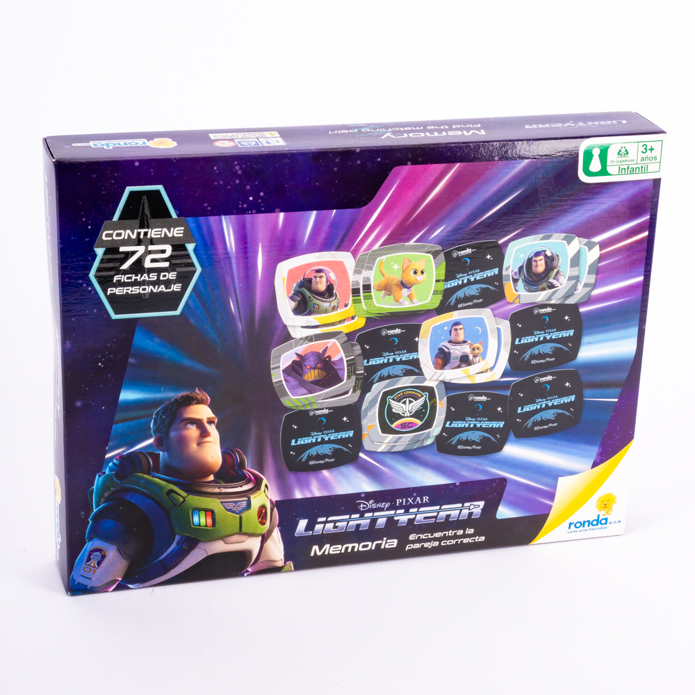 Juego memoria Disney Lightyear 72pzas +3a