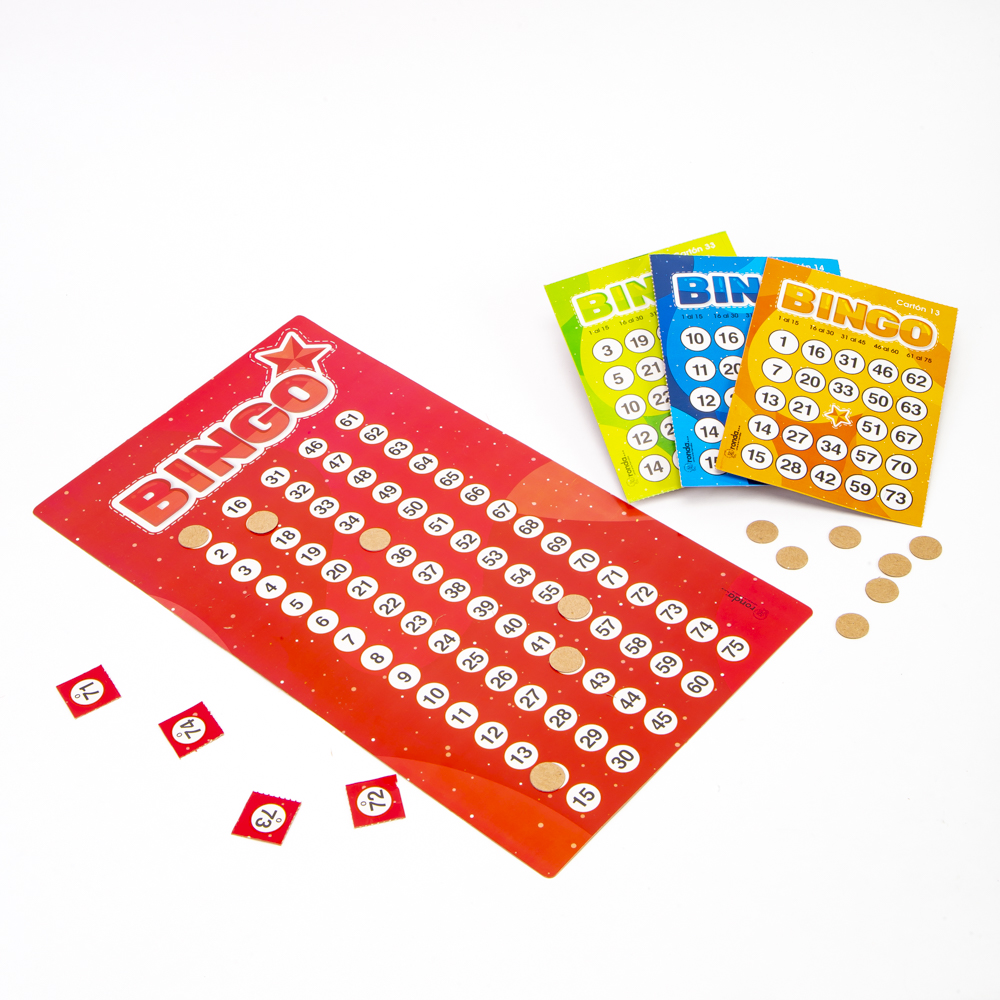 Juego mesa ronda súper bingo +8a