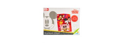 Rompecabezas Mickey Mouse 39x28cm 100pzas +6a