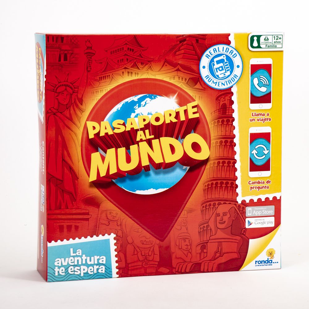 Juego mesa ronda pasaporte al mundo +8a