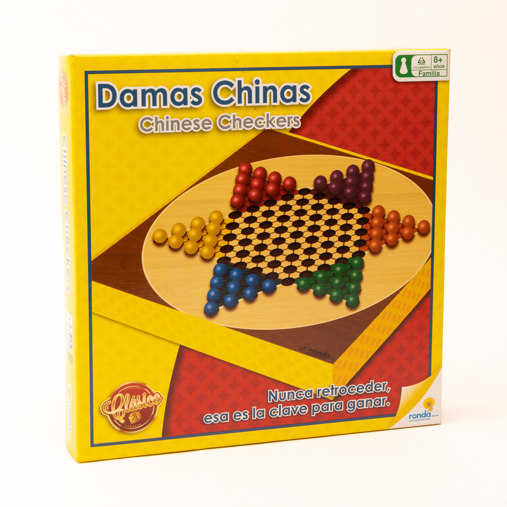 Juego mesa ronda damas chinas +8a