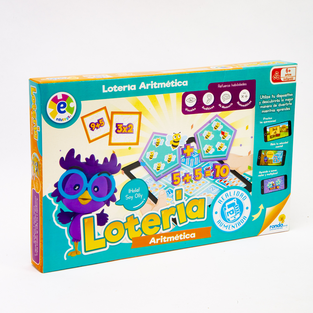 Juego mesa ronda lotería aritmética +6a
