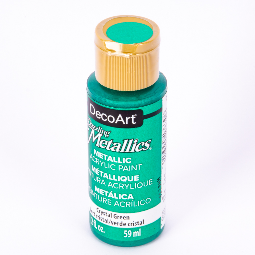 Pintura acrílica Decoart metal verde cristal 59ml