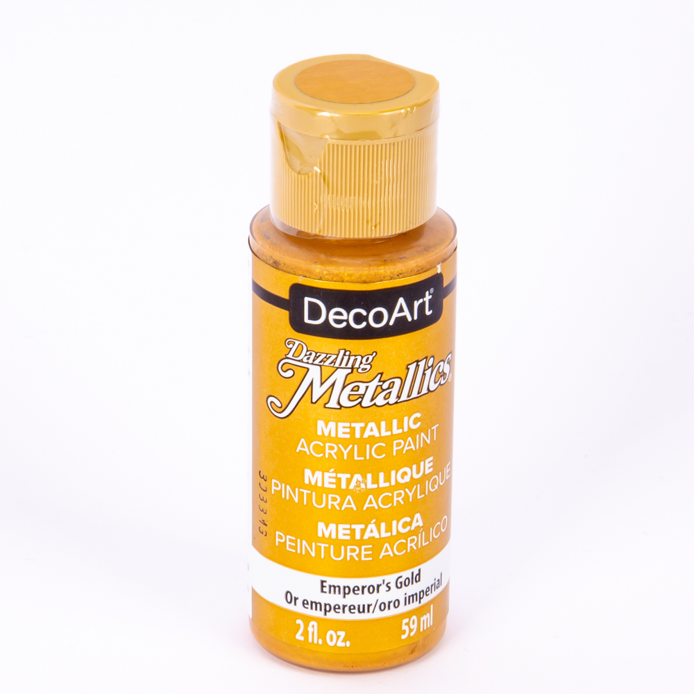 Pintura craft Decoart metal oro 2oz
