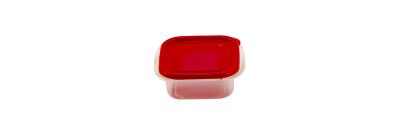 Recipiente sándwich 475ml rojo Guateplast