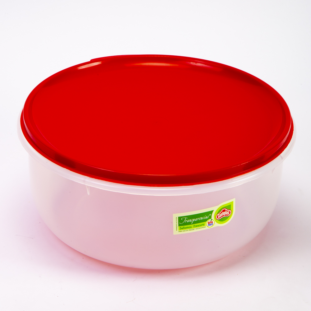 Tazón futura gigante 160oz rojo guateplast