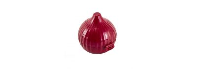 Recipiente porta cebolla morado