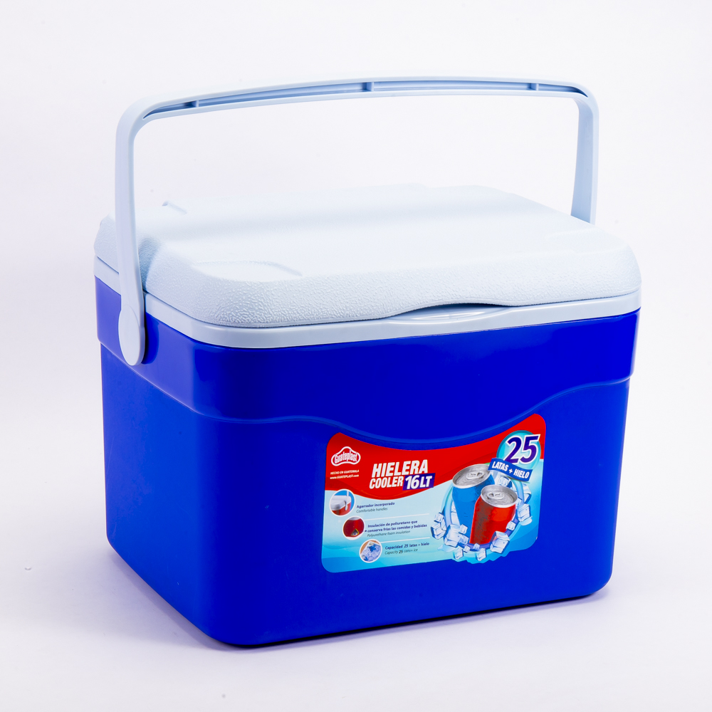 Hielera Guateplast polar 16l azul