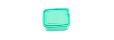 Recipiente cuadrado 1.2l aqua Guateplast