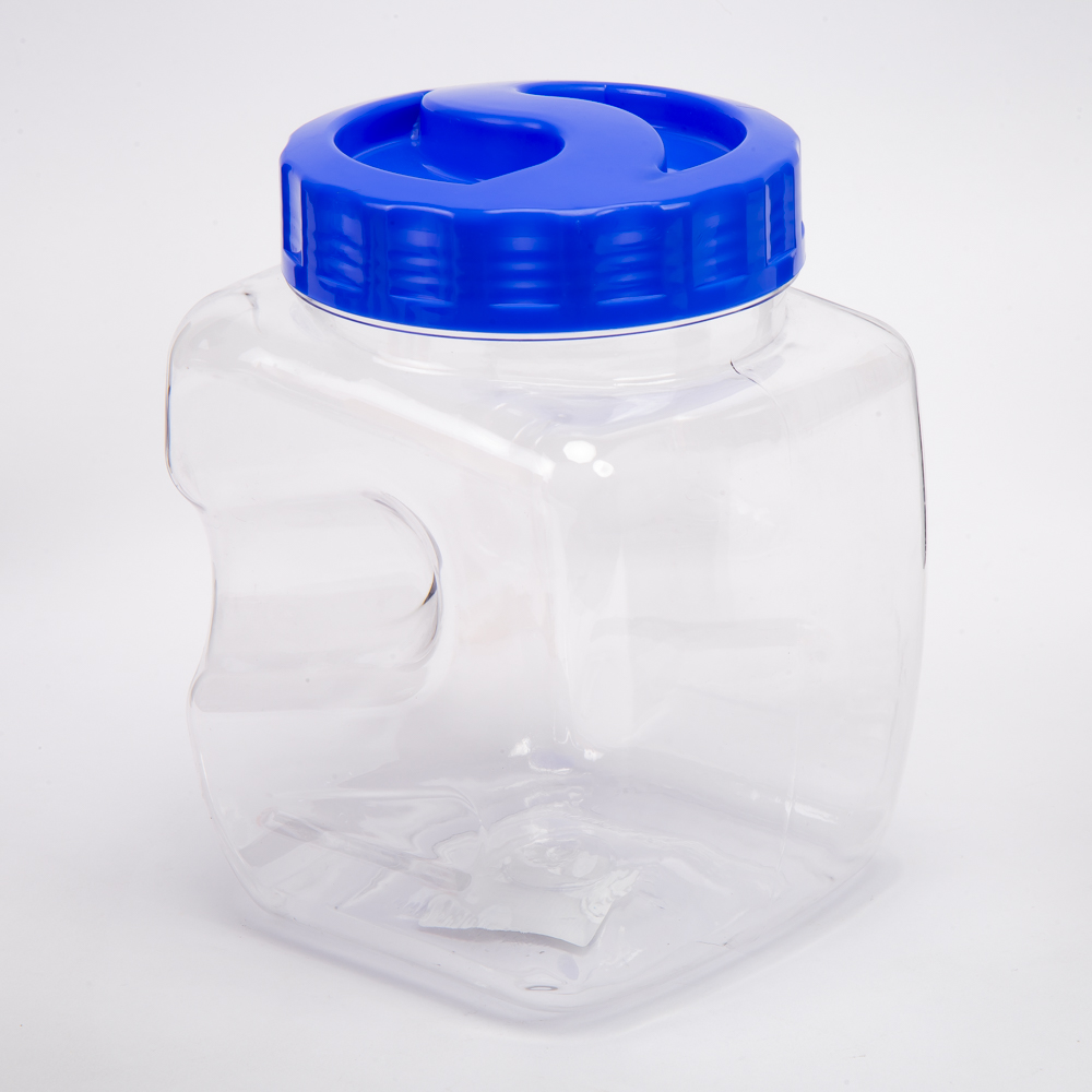 Contenedor cuadrado clear 2l guateplast