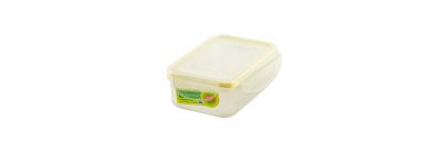Tazón click clak rectangular 17oz/475ml natural Guateplast