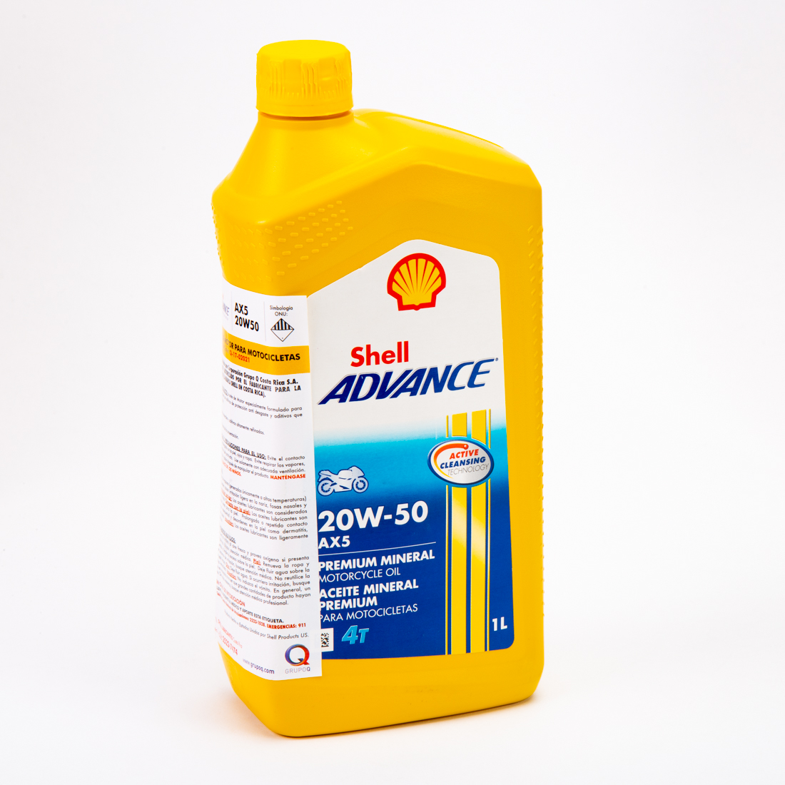 Aceite Para Moto Shell 4T 20W50 Ax5