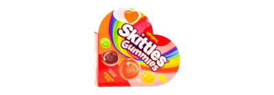 Dulces Skittles corazón frutales