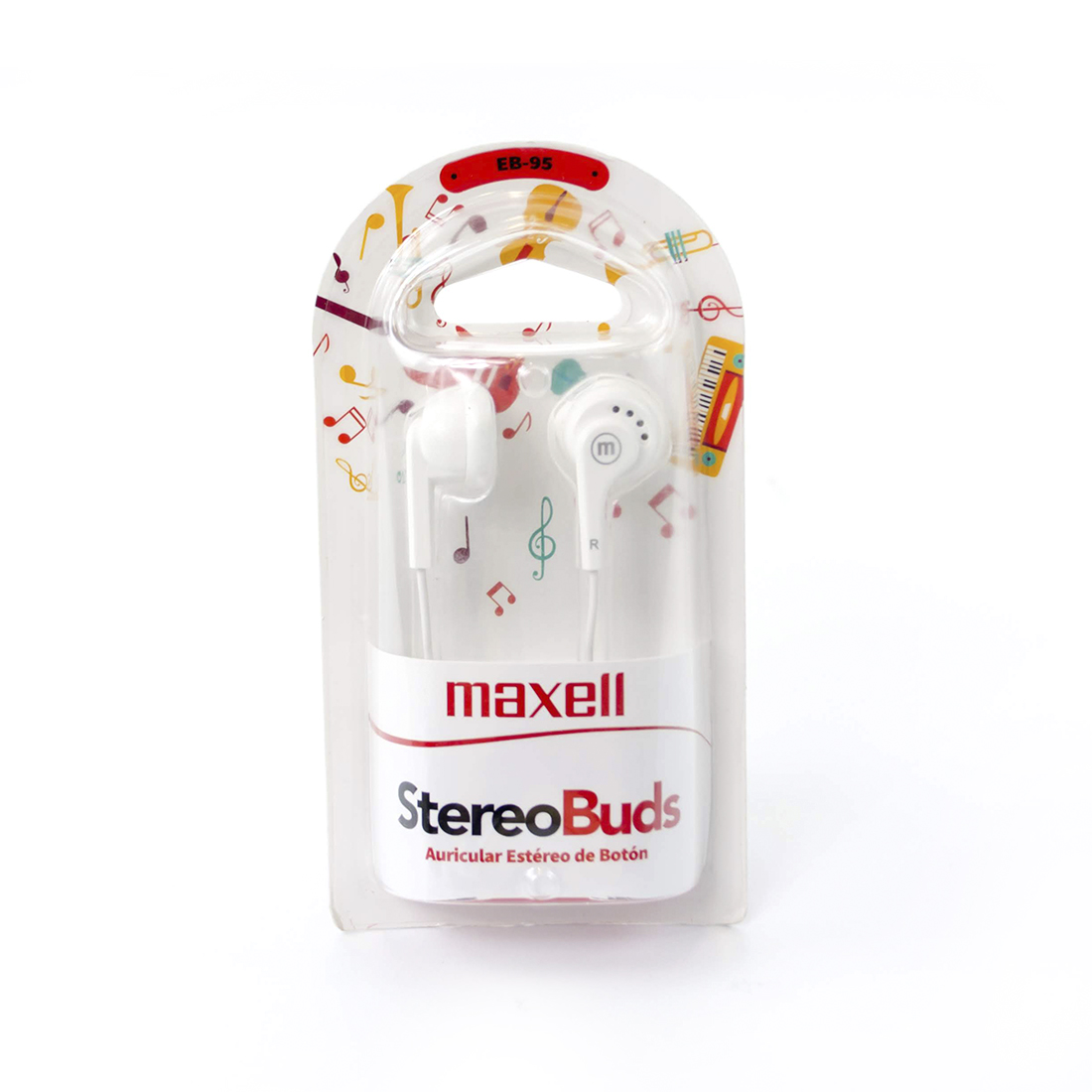 AUDIFONO ALAMBRICO STEREO BUDS BLANCO