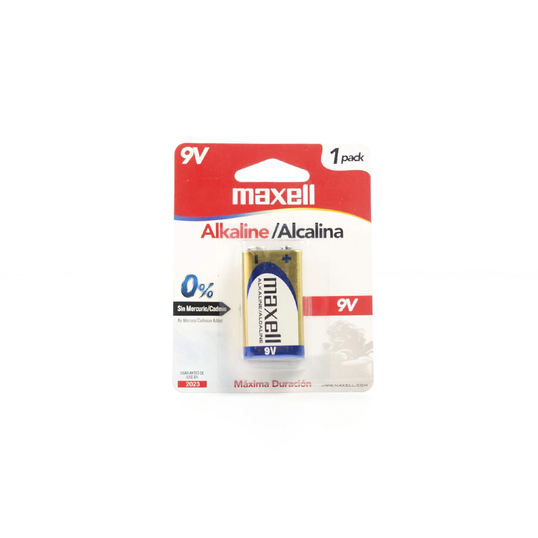 BATERIA MAXELL ALKA 9 V 721110