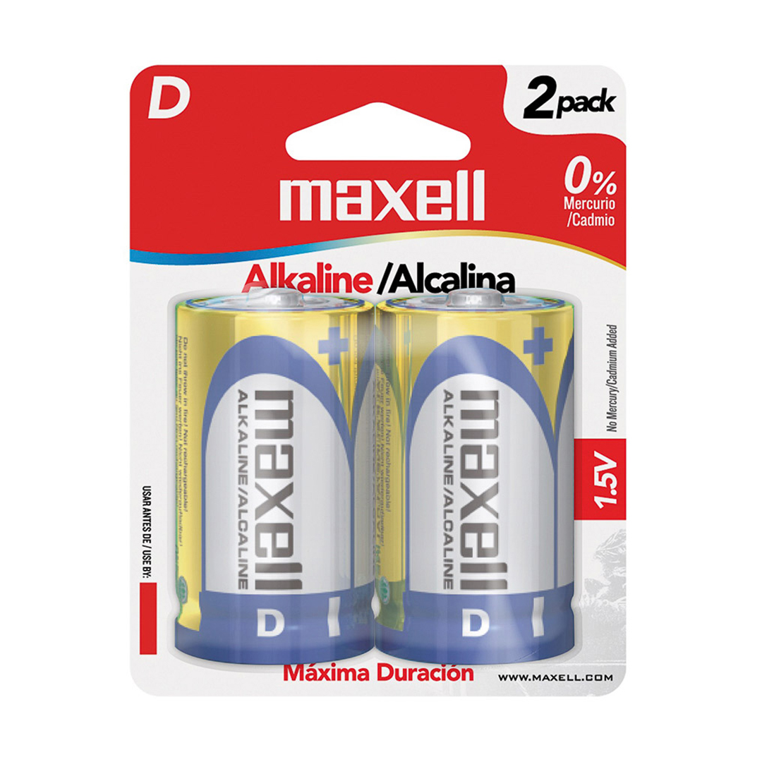 Maxell batería alkalina d blister 2 723020