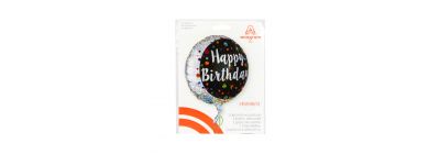 Globo metal Happy Birthday 18pulg