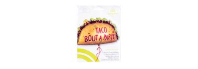 Globo metal taco party grande