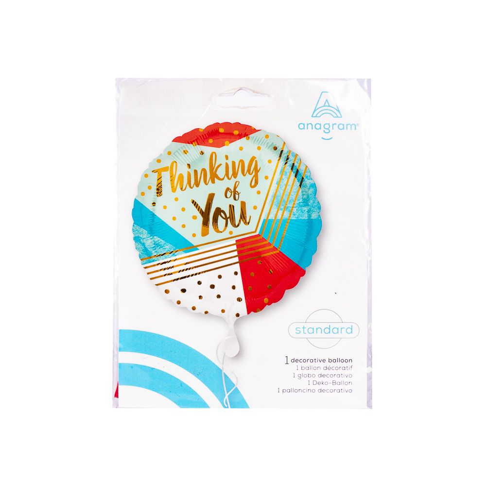 Globo metal thinking of you 18pulg