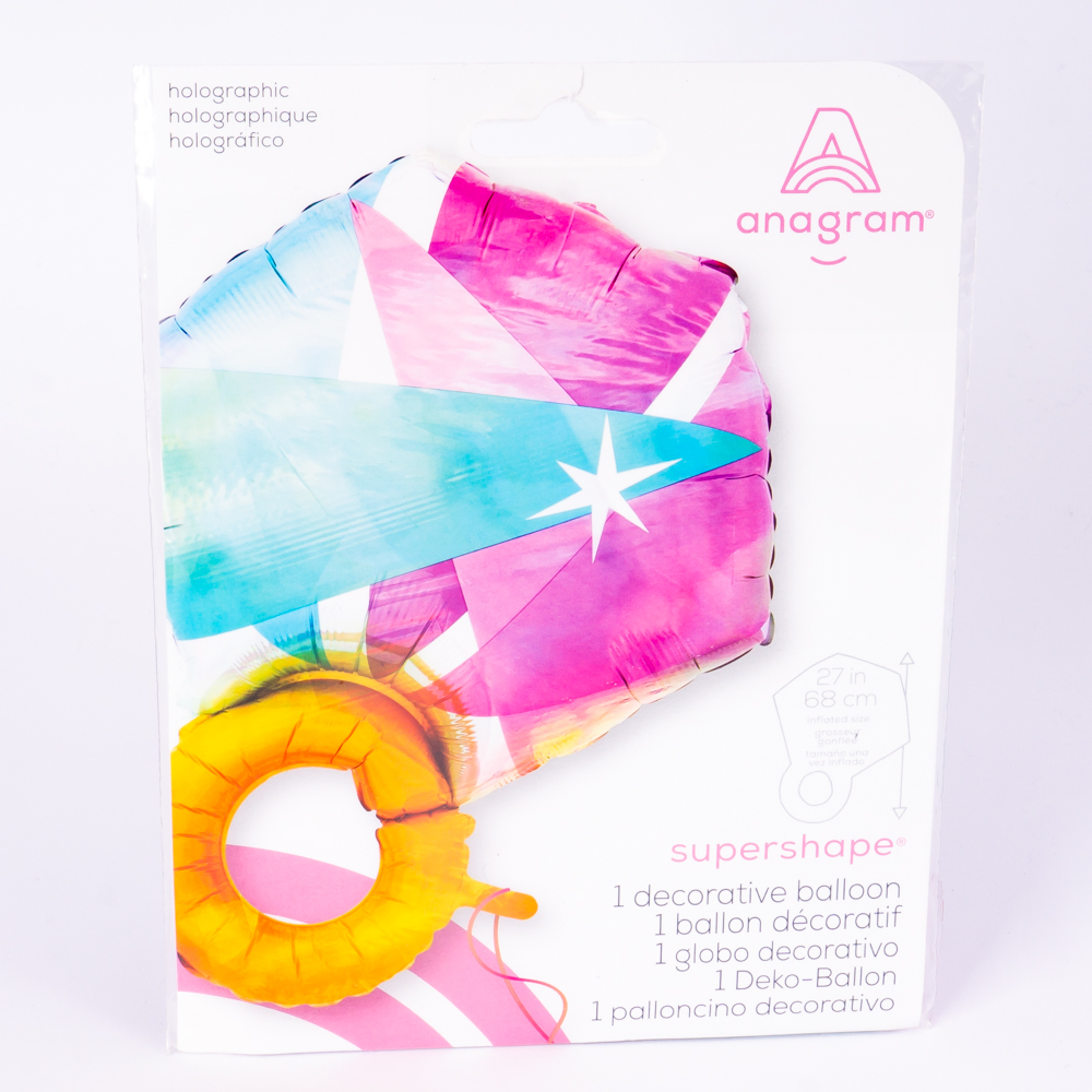 Globo anillo boda turquesa 36 pulg