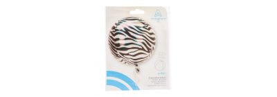 Globo metal animal print cebra