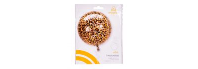 Globo metal animal print leopardo