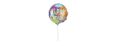 Globo metálico cumpleaños festivo