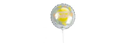Globo metal bienvenido pies bebes 9pulg